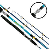 Vara Fibra De Vidro Maciço 2pts De Molinete Barbado 20-40lb