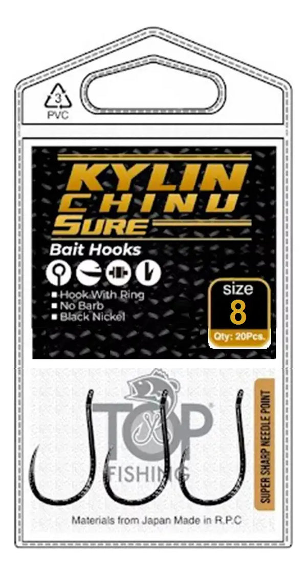Anzol Kylin Chinu Sure Cartela - Pescaria Marca Grife da Pesca - Foto 3 | Grife da Pesca