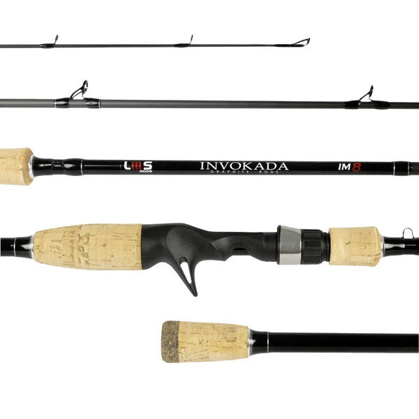Vara Lumis Invokada 7'0 30- 60lb 2,13m Cabo Cortiça Bi-Partido  2 Partes p/Carretilha