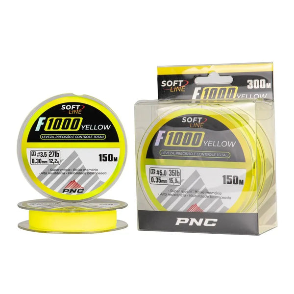 Linha PNC F1000 Yellow 300 mtrs - Pescaria Marca Grife da Pesca - Foto 3 | Grife da Pesca
