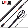 Vara Carretilha Lumis Crank Im8 2,10 M 30-60 Lb 2 Partes Laranja