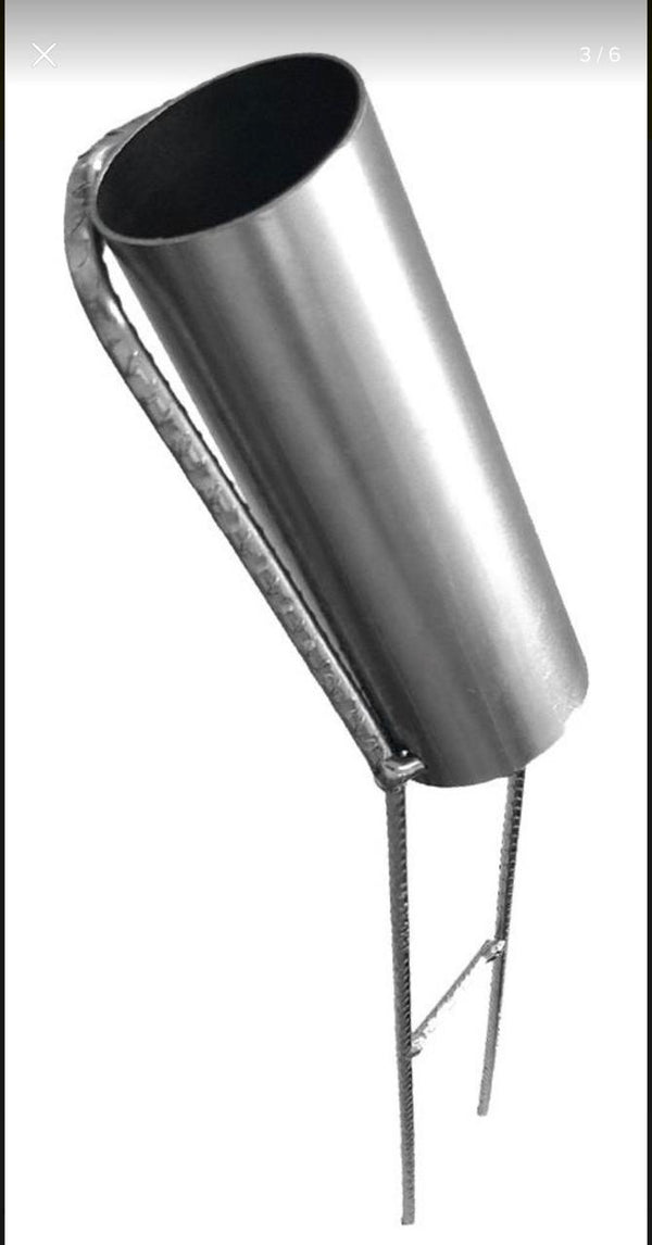 Suporte Tubo Móvel Tipo Canhão Vara De Pesca Fixo 37cm
