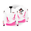 CAMISA DE PESCA FEMININA – LMS RODS ROSA E BRANCO - Pescaria Marca Grife da Pesca - Foto 1 | Grife da Pesca