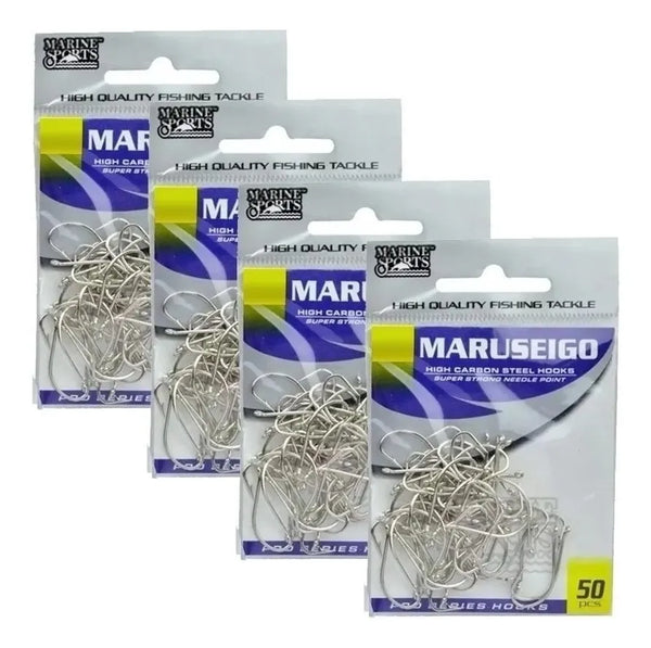 Anzol Marine Sports Maruseigo Nickel - Pescaria Marca Grife da Pesca - Foto 1 | Grife da Pesca