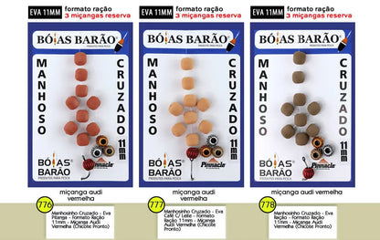 Manhosinho 11mm Cruzado Barão - Pescaria Marca Grife da Pesca - Foto 1 | Grife da Pesca