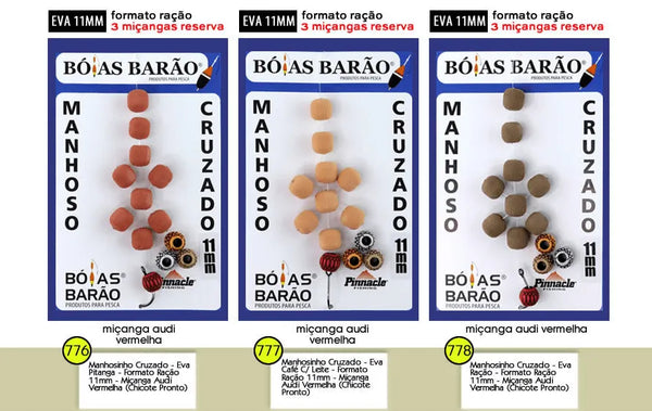Manhosinho 11mm Cruzado Barão - Pescaria Marca Grife da Pesca - Foto 1 | Grife da Pesca