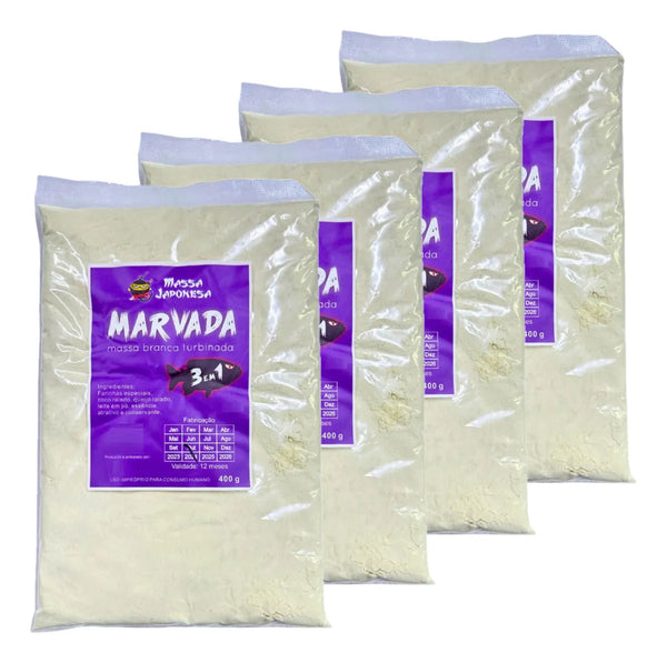 Kit 4 Massa Marvada Japonesa - Pescaria Marca Grife da Pesca - Foto 1 | Grife da Pesca
