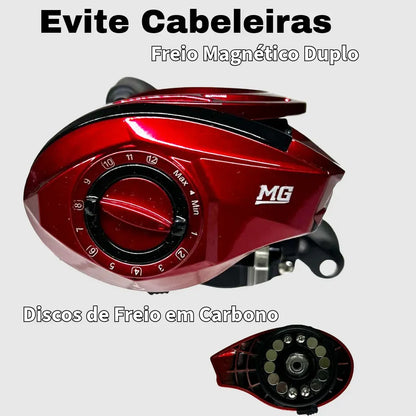 Carretilha CW MG Red 9 rolamentos