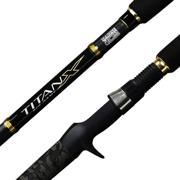 Vara p/ Carretilha Marine Sports Titan X Big Game C802H 20-40Lbs 8'0" 2,44m 2 Partes
