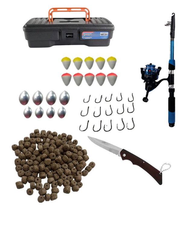 Kit Vara e Molinete completo Acessorios - Pescaria Marca Grife da Pesca - Foto 1 | Grife da Pesca