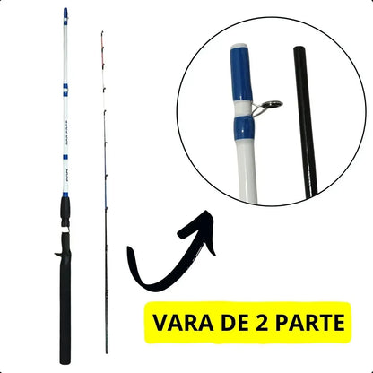 Vara Pop Soft 2,10 Mtrs P/Carretilha Pop Fishing