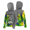 Camiseta Mar Negro X Protection Sublimada Aquarela Infantil - Pescaria Marca Grife da Pesca - Foto 1 | Grife da Pesca
