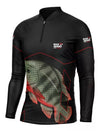 Camisa Mar Negro Masculina Tilapia - Pescaria Marca Grife da Pesca - Foto 1 | Grife da Pesca