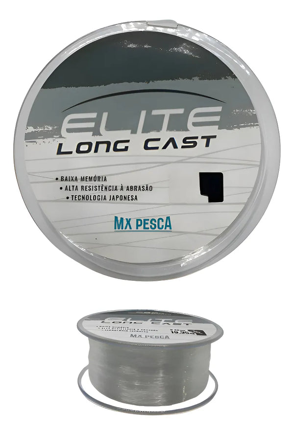 Linha Elite Long Cast MX Pesca Cor Transparente 200 Mtrs - Pescaria Marca Grife da Pesca - Foto 2 | Grife da Pesca