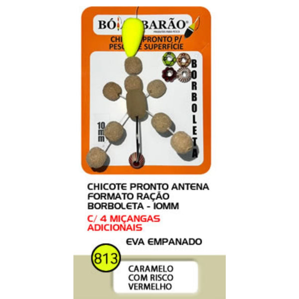 Chicote Pronto Anteninha borboleta 10MM - Pescaria Marca Grife da Pesca - Foto 2 | Grife da Pesca