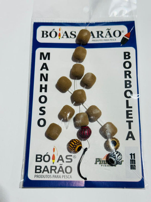 Manhosinho 11MM Borboleta Barão - Pescaria Marca Grife da Pesca - Foto 2 | Grife da Pesca
