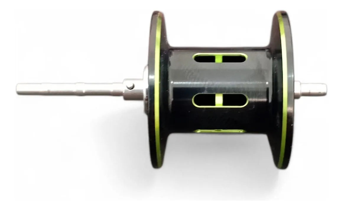 Carretilha Pesca Cw Ds 200 10rol Drag 10kg 2 Carreteis Preto