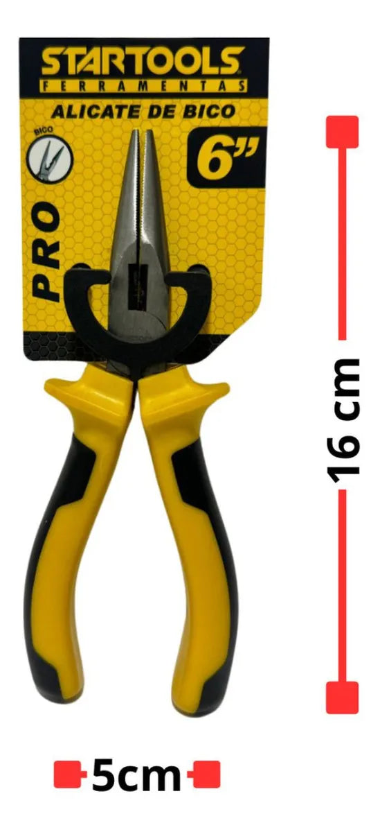 Alicate De Bico Meia Cana 6 Anti Choque Linha Profissional - Pescaria Marca Grife da Pesca - Foto 2 | Grife da Pesca