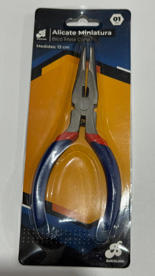 Alicate Bico Meia Cana 5'C/Mola Emborrachado - Pescaria Marca Grife da Pesca - Foto 1 | Grife da Pesca