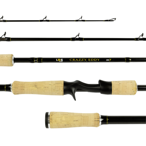 Vara lumis Crazzy Eddy 20-50lb 2,40m 2 partes