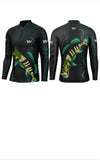 Camisa Masculina Pesca Combat Tucunare Azul - Pescaria Marca Grife da Pesca - Foto 1 | Grife da Pesca