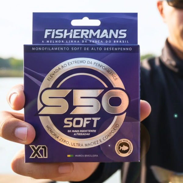 Linha De Pesca Fishermans Monofilamento S50 X1 Soft 300mts - Pescaria Marca Grife da Pesca - Foto 4 | Grife da Pesca