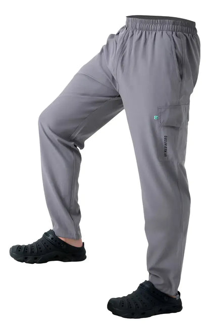 Calça de Pesca Masculina Flex Mar Negro Cor Cinza