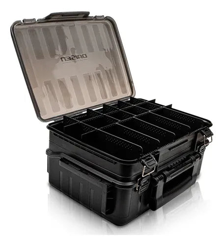 Caixa De Pesca Daisen Ds408 Cor Preto