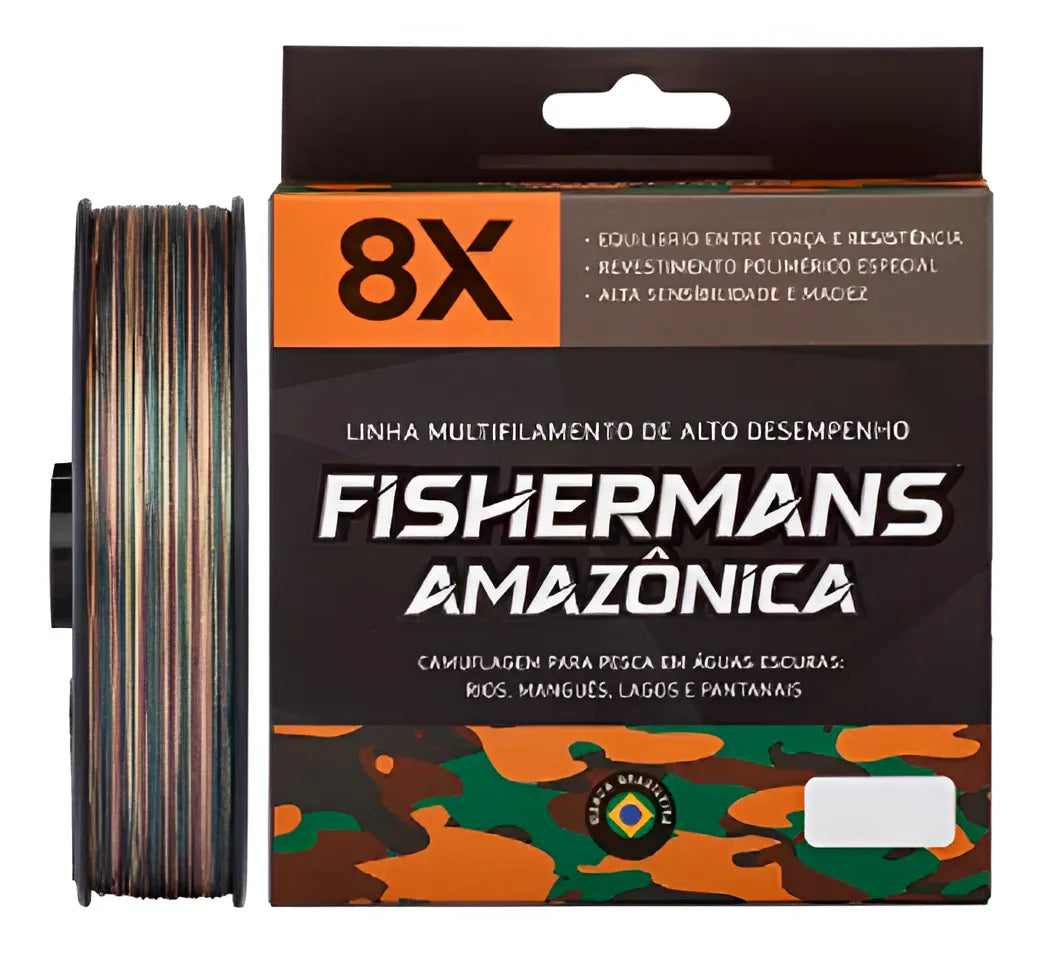 Linha Multifilamento Fishermans Amazonica 8x 300 Mtrs - Pescaria Marca Grife da Pesca - Foto 1 | Grife da Pesca