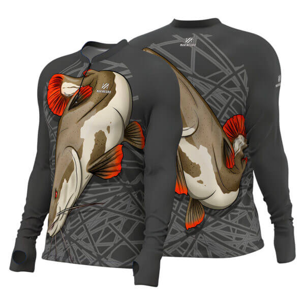 Camisa Mar Negro Masculina Pirarara - Pescaria Marca Grife da Pesca - Foto 1 | Grife da Pesca