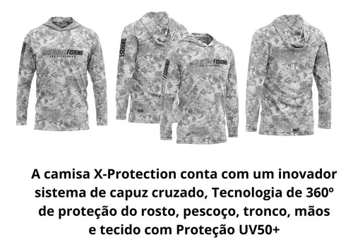 Camisa Mar Negro XProtection Masculino Clear - Pescaria Marca Grife da Pesca - Foto 4 | Grife da Pesca