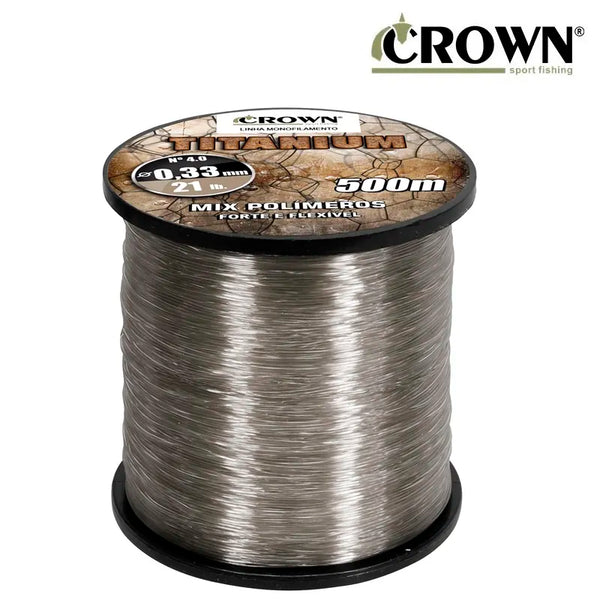 Linha Crown Titanium 500m - Pescaria Marca Grife da Pesca - Foto 1 | Grife da Pesca