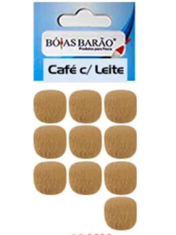 Eva Barão Boleado C/10unid  Cor:Café C/ Leite - Pescaria Marca Grife da Pesca - Foto 1 | Grife da Pesca