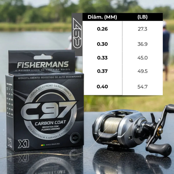 Linha Mono Fishermans C97 - Pescaria Marca Grife da Pesca - Foto 7 | Grife da Pesca