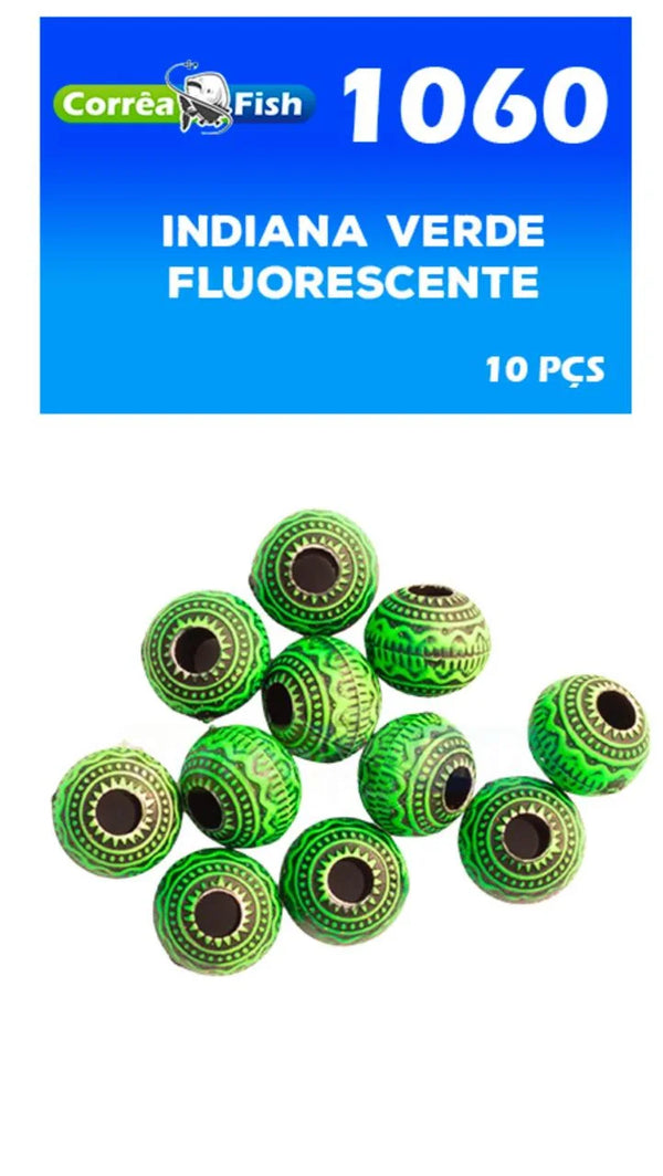 Kit com 6 pacotes Miçanga Indiana - Pescaria Marca Grife da Pesca - Foto 6 | Grife da Pesca