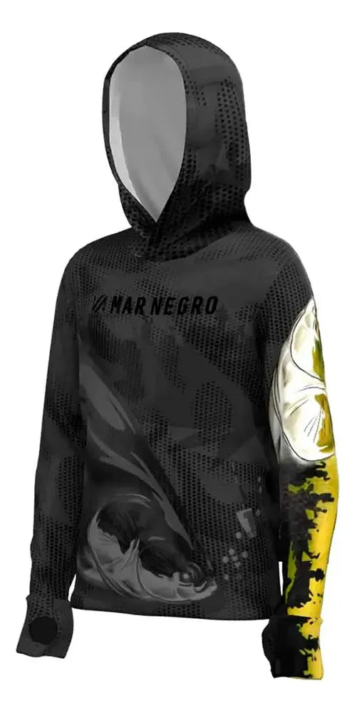 Camiseta Mar Negro Masculina X Protection Sublimada Tamba Infantil n°14