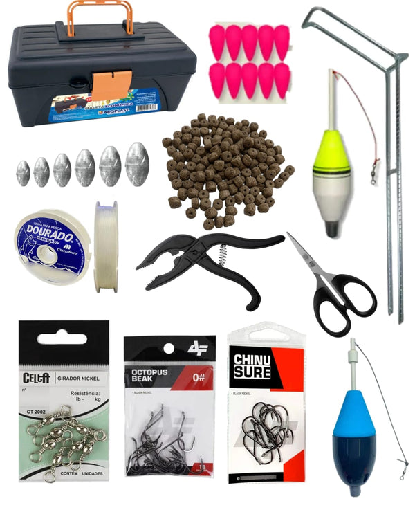 Kit Maleta Completa com Acessorios para Pesca - Pescaria Marca Grife da Pesca - Foto 1 | Grife da Pesca