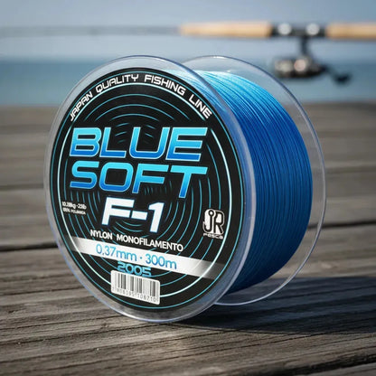Linha De Pesca JR Blue Soft F1 300 Mtrs