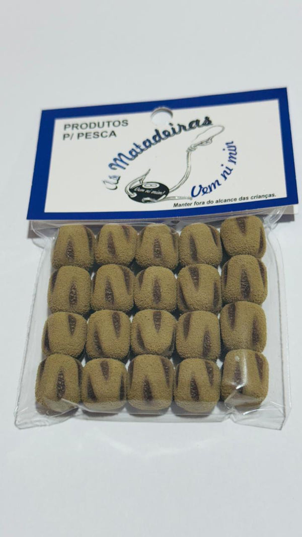 Eva As Matadeiras Formato Ração  Queimadinho 10mm - Pescaria Marca Grife da Pesca - Foto 3 | Grife da Pesca