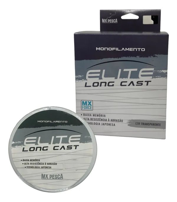 Linha Elite Long Cast MX Pesca Cor Transparente 200 Mtrs - Pescaria Marca Grife da Pesca - Foto 1 | Grife da Pesca