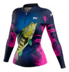 Camiseta Mar Negro Infantil Tucunare Rosa - Pescaria Marca Grife da Pesca - Foto 3 | Grife da Pesca