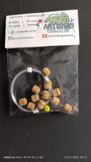 Manhosinho Borboleta Tato Antenas Victinho Pesca Cortadinho 10mm - Pescaria Marca Grife da Pesca - Foto 7 | Grife da Pesca