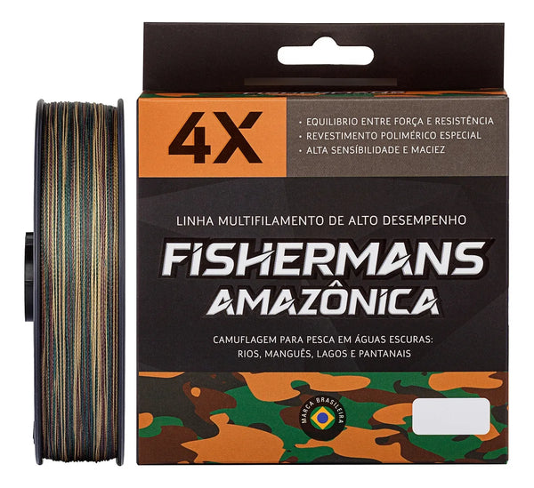 Linha Fishermans Amazonica 4x 150 Mtrs - Pescaria Marca Grife da Pesca - Foto 1 | Grife da Pesca