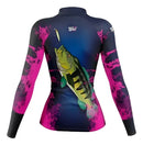 Camiseta Mar Negro Infantil Tucunare Rosa - Pescaria Marca Grife da Pesca - Foto 2 | Grife da Pesca