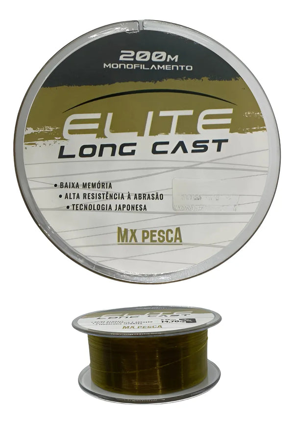 Linha Elite Long Cast MX Pesca Cor Dourada - Pescaria Marca Grife da Pesca - Foto 2 | Grife da Pesca