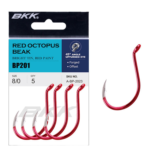 Anzol BKK Red Octopus Beak - Pescaria Marca Grife da Pesca - Foto 1 | Grife da Pesca