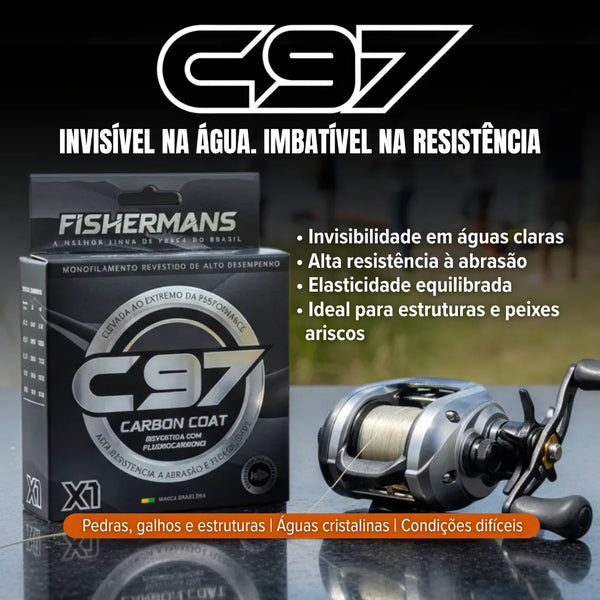 Linha Mono Fishermans C97 - Pescaria Marca Grife da Pesca - Foto 5 | Grife da Pesca
