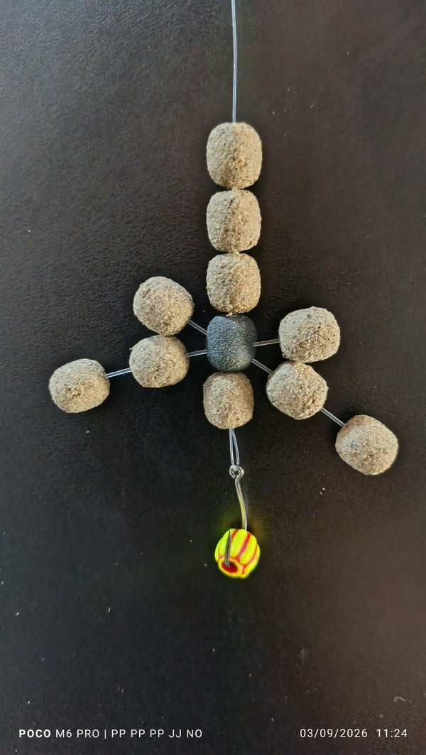 Manhoso Borboleta 10 mm Nego Fishing