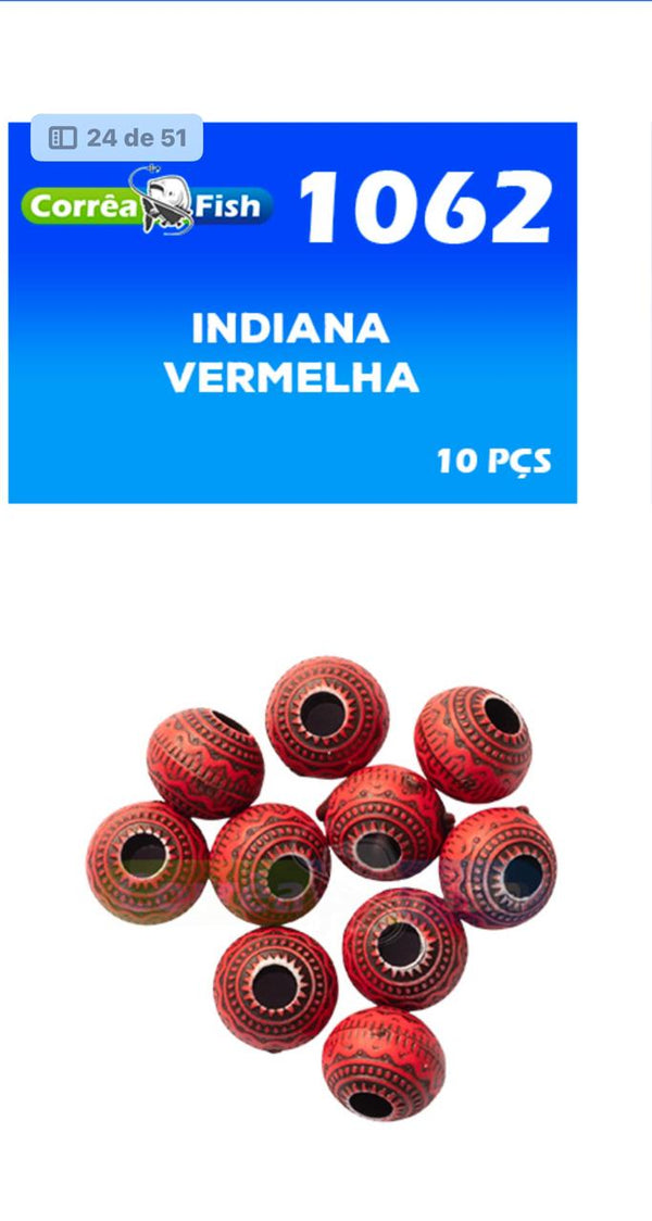 Miçanga Indiana - Pescaria Marca Grife da Pesca - Foto 4 | Grife da Pesca