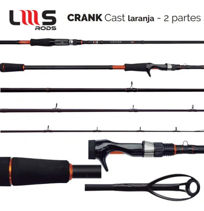 Vara Lumis Crank 9/0 (cop-laranja) 30-60 lbrs